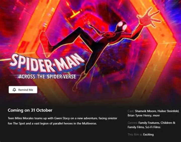Across the Spider-Verse on Netflix?